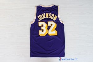 Maillot NBA Pas Cher Los Angeles Lakers Wesley Johnson 32 Pourpre