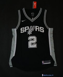 Maillot NBA Pas Cher San Antonio Spurs Kawhi Leonard 2 Negr Icon 2017/18