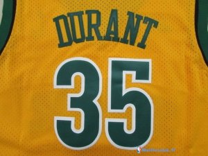 Maillot NBA Pas Cher Seattle Supersonics Kevin Durant 35 Jaune