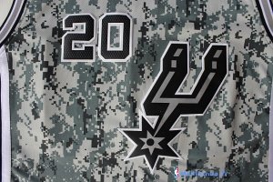 Maillot NBA Pas Cher San Antonio Spurs Manu Ginóbili 20 Vert