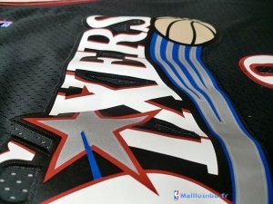 Maillot NBA Pas Cher Philadelphia Sixers Allen Iverson 3 Retro Noir