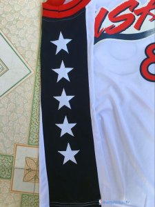 Maillot NBA Pas Cher USA 1996 David Robinson 8 Blanc