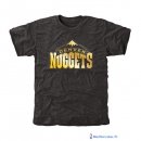 T-Shirt NBA Pas Cher Denver Nuggets Noir Or