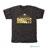 T-Shirt NBA Pas Cher Denver Nuggets Noir Or