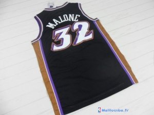 Maillot NBA Pas Cher Utah Jazz Karl Malone 32 Noir