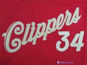 Maillot NBA Pas Cher Noël Los Angeles Clippers Pierce 34 Rouge