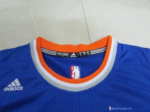 Maillot NBA Pas Cher New York Knicks Junior Kristaps Porzingis 6 Bleu