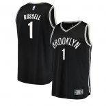 Brooklyn Nets D'Angelo Russell Fanatics Branded Black Fast Break Replica Jersey - Icon Edition