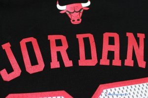 Survetement NBA Pas Cher Chicago Bulls 2016 Michael Jordan 23 Noir