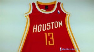 Maillot NBA Pas Cher Houston Rockets Femme James Harden 13 Retro Rouge
