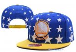 Bonnet NBA Golden State Warriors 2016 Bleu Jaune 2