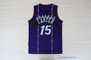 Maillot NBA Pas Cher Toronto Raptors Vince Carter 15 Retro Pourpre
