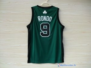 Maillot NBA Pas Cher Boston Celtics Rajon Rondo 9 Vert Noir