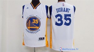 Maillot NBA Pas Cher Golden State Warriors Kevin Durant 35 Blanc