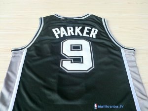 Maillot NBA Pas Cher San Antonio Spurs Tony Parker 9 Noir