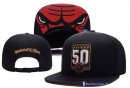 Bonnet NBA Chicago Bulls 2016 50 Noir