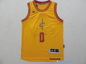 Maillot NBA Pas Cher Cleveland Cavaliers Junior Kevin Love 0 Jaune