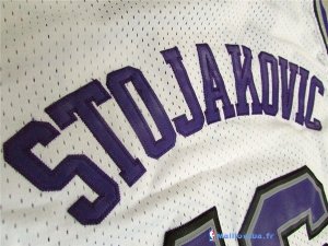 Maillot NBA Pas Cher Sacramento Kings Peja Stojakovic 16 Retro Blanc