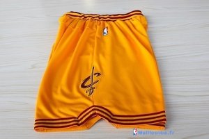 Pantalon NBA Pas Cher Cleveland Cavaliers Jaune