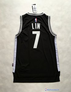 Maillot NBA Pas Cher Brooklyn Nets Jeremy Lin 7 Noir