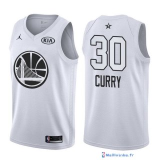 Maillot NBA Pas Cher NBA All Star 2018 Stephen Curry 30 Blanc