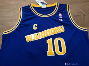 Maillot NBA Pas Cher Golden State Warriors Anfernee Hardaway 10 Retro Bleu