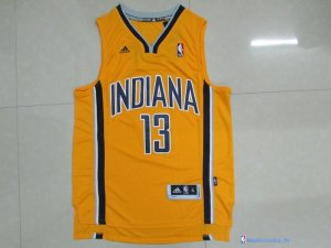 Maillot NBA Pas Cher Indiana Pacers Paul George 13 Jaune