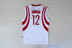 Maillot NBA Pas Cher Houston Rockets Dwight Howard 12 Blanc