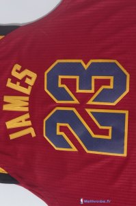 Maillot NBA Pas Cher Cleveland Cavaliers LeBron James 23 Rouge 2017/18