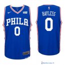 Maillot NBA Pas Cher Philadelphia Sixers Jerryd Bayless 0 Bleu 2017/18