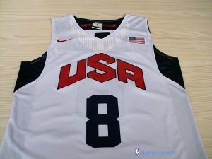 Maillot NBA Pas Cher USA 2012 Williams 8 Blanc