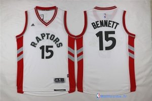 Maillot NBA Pas Cher Toronto Raptors Anthony Bennett 15 Blanc