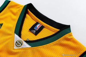 Maillot NBA Pas Cher Seattle Supersonics Ray Allen 34 Jaune