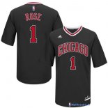 Maillot NBA Pas Cher Chicago Bulls Derrick Rose 1 Noir MC