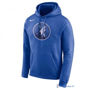 Sweat Capuche NBA Minnesota Timberwolves Bleu