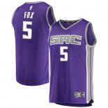 Sacramento Kings De'Aaron Fox Fanatics Branded Purple Fast Break Replica Jersey - Icon Edition