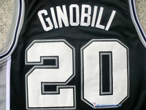 Maillot NBA Pas Cher San Antonio Spurs Manu Ginóbili 20 Noir