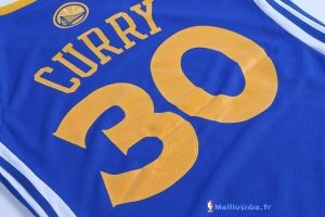 Maillot NBA Pas Cher Golden State Warriors Femme Stephen Curry 30 Bleu