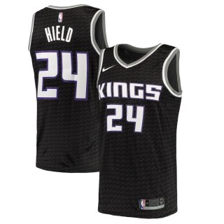 Sacramento Kings Buddy Hield Nike Black Swingman Jersey Statement Edition