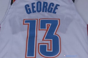 Maillot NBA Pas Cher Oklahoma City Thunder Paul George 13 Blanc Association 2017/18