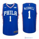 Maillot NBA Pas Cher Philadelphia Sixers Justin Anderson 1 Bleu 2017/18