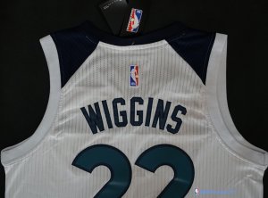 Maillot NBA Pas Cher Minnesota Timberwolves Andrew Wiggins 22 Blanc 2017/18