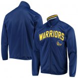 Golden State Warriors G-III Sports by Carl Banks Royal Assist Full-Zip Tricot Track Jacket