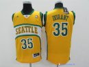 Maillot NBA Pas Cher Seattle Supersonics Kevin Durant 35 Jaune