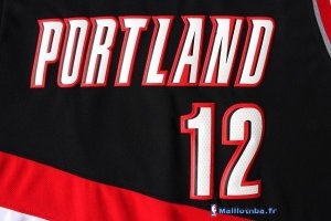 Maillot NBA Pas Cher Portland Trail Blazers LaMarcus Aldridge 12 Noir