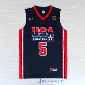 Maillot NBA Pas Cher USA 1992 Robinson 5 Noir