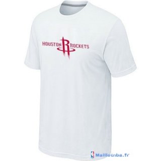 T-Shirt NBA Pas Cher Houston Rockets Blanc 1