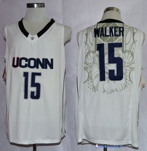 Maillot NCAA Pas Cher Uconn Walker 15 Blanc
