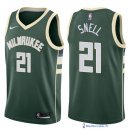 Maillot NBA Pas Cher Milwaukee Bucks Tony Snell 21 Vert Icon 2017/18