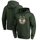 Milwaukee Bucks Hunter Green Primary Logo Pullover Hoodie